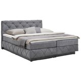 Premium Living Postelja Boxspring Cordoba, Siva, 180x200 | Shoptok.si
