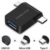 Ugreen otg adapter usb 3.0 na usb-c / micro usb - 30453 | Shoptok.si