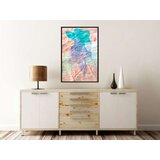  Poster - Colourful Camouflage (Peach) 30x45 | shoptok.hr