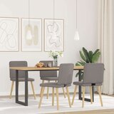  Jedilni stoli 4 kosi taupe blago, (21822269) | Shoptok.si