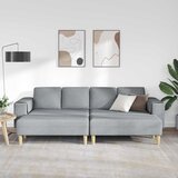  Kauč za dnevni boravak 3 pcs Svijetlo siva Poliester | Eponuda.com