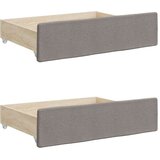  Izvlečna dnevna postelja s predali taupe 100x200 cm blago, (20936673) | Shoptok.si
