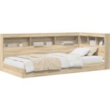 vidaXL Poličasta postelja Sonoma hrast 75x190 cm iz inženirskega lesa | Shoptok.si