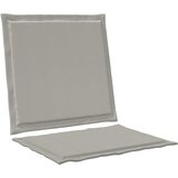  Jastučići za sjedenje i leđa 4 pcs Svjetlosiva 47 x 45 x 2 cm | shoptok.hr