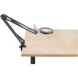 LED prigušiva stona lampa sa povećalom LED/8W/5V 2900/4500/7500K crna