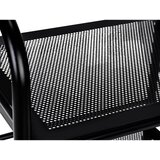 Wenko Crni metalni regal na kotačima 41x75 cm – | shoptok.hr