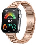 INF Združljiv s Huawei FIT3/4 kovinski tri-bead pašček za uro PinkGold, (5000079704) | Shoptok.si