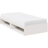  Dnevni krevet s madracem bijeli 100x200 cm puno drvo bor | Eponuda.ba