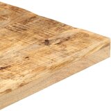 Bistro stolić četvrtasti 80 x 80 x 75 cm od grubog drva manga | shoptok.hr