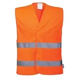 Prsluk Hi-Vis M474 sa dve horizontalne trake/ narandžasta