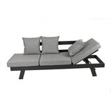Garden Pleasure Siva aluminijasta vrtna sedežna garnitura Donna – u