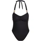 Moda Minx Jednodijelni kupaći kostim 'Amour Rouched' crna