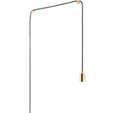 Tala Crna/u zlatnoj boji viseća svjetiljka ø 4 cm Plug & Play –