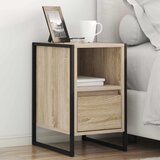 vidaXL Noćni ormarić Sonoma 39,5 x 30 x 50 cm Konstruirano drvo | shoptok.hr