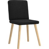 vidaXL Jedilni stoli 2 kosa črno blago | Shoptok.si