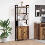vidaXL Ormarić za knjige Staro drvo 60 x 24 x 161 cm Konstruirano drvo | shoptok.hr