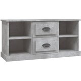 TV ormarić boja betona 99,5x35,5x48 cm od konstruiranog drva | shoptok.hr