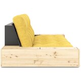 Karup Design Žuta sklopiva sofa od samta 244 cm Base – | shoptok.hr