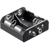 Goobay 11455 nosilec baterij 2x Baby (C) hitrosklopni priključek (D x Š x V) 62.5 x 55.8 x 23.5mm Držalo za baterije D za 2 Baby bateriji (D x Š x V), (20641698) | Shoptok.si