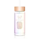 Straw Water Bottle Posoda za vodo s slamico Hologram - Rose Quartz 400 ml