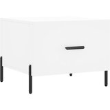 vidaXL Klubska mizica bela 50x50x40 cm inženirski les, (20797405) | Shoptok.si