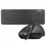 Everest tastatura+miš US KM-01K YU crna Cene