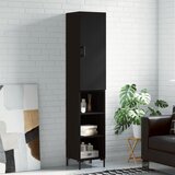 vidaXL Visoka komoda crna 34 5 x 34 x 180 cm od konstruiranog drva Cijene