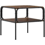  Bocni stol Dimljeni hrast 100 x 50 x 46 cm Konstruirano drvo | shoptok.hr