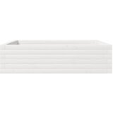  Vrtna sadilica bijela 90 x 90 x 23 cm od masivne borovine | shoptok.hr