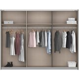 Modern Living Omara Z Drsnimi Vrati Artemis, Bela, Antracit | Shoptok.si