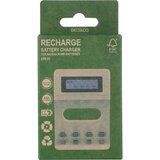 Deltaco Ultimate Ni-Mh USB polnilec, AA/AAA baterije 100-240V AC, 50/60 Hz, 01A Max | Shoptok.si