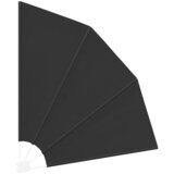  Zaslon za privatnost na balkonu 140 x 140 cm Poliester Antracit | shoptok.hr