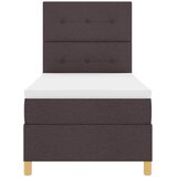  LED Box Spring Krevet Tamno smeđa 80 x 200 cm tkanina | shoptok.hr