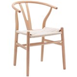 Bessagi Home Stol Monica, Naravne Barve, Masivno | Shoptok.si