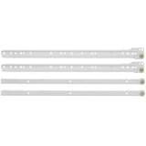  Klizač za ladice 12 pcs Bijelo 450 mm Čelik | shoptok.hr