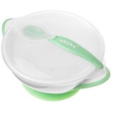 Akuku A0504 ​​zdjela s odjeljkom za šalicu i žlicom zelena | shoptok.hr