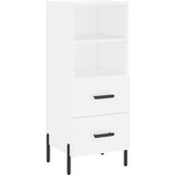 Maison Chic Komoda - Predalnik bela 34,5x34x90 cm inženirski les, (21716206) Cene