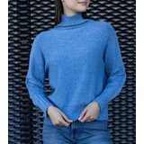  Blue loose-fit turtleneck Lukana | shoptok.hr