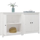  Komode 2 kom bijeli 70 x 35 x 80 cm od masivne borovine | shoptok.hr