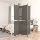  Paravan - Sobna pregrada s 3 panela antracit 150x180 cm od tkanine - Antracit 150 x 180 cm 1 3 | shoptok.hr
