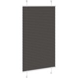 vidaXL Plisirana žaluzija črna 70x150 cm Širina tkanine 69,4 cm | Shoptok.si