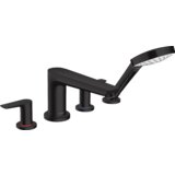 Hansgrohe dvoročna armatura za kad Talis E na štiri odprtine (71748670) - črna mat | Shoptok.si