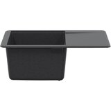  Jednostruki kuhinjski sudoper Granit 56 x 46 x 19 cm Grafitna | shoptok.hr