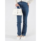 Shelvt White small handbag with gold elements | shoptok.hr