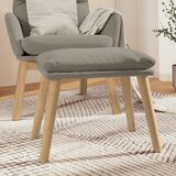 The Living Store Stolček za noge svetlo siv 45x29,5x35 cm žamet - Stolček Za Noge, (21482237) | Shoptok.si