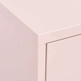 Ormarić Omara za shranjevanje roza 80x35x101,5 cm jeklo, (20704961) | Shoptok.si