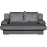 P & B ZOFA S POSTELJNO FUNKCIJO, temno siva tekstil, leseni material Cene