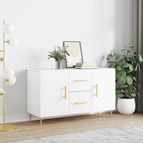 vidaXL Komoda bijela 100x36x60 cm od konstruiranog drva Cijene