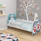  Dječji krevet ACMA Animals, bočna bijela 140x70 cm 01 Zeko | shoptok.hr