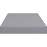 vidaXL plutajuće zidne police 2 kom sive 50 x 23 x 3,8 cm MDF | shoptok.hr